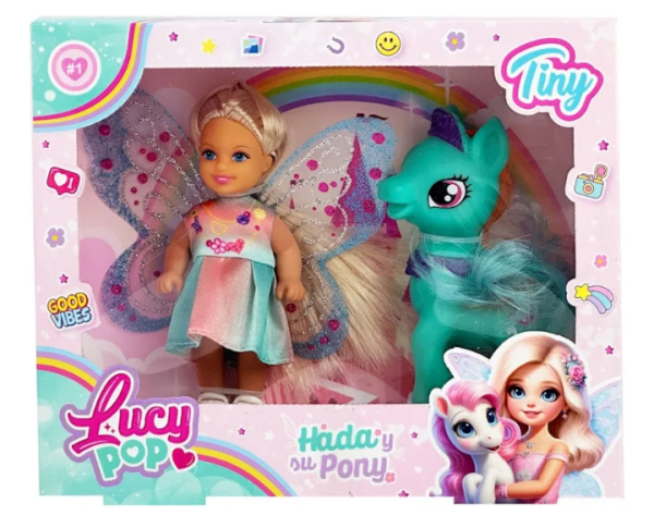 MUÑECA HADA LUCY POP CON PONY - Image 2